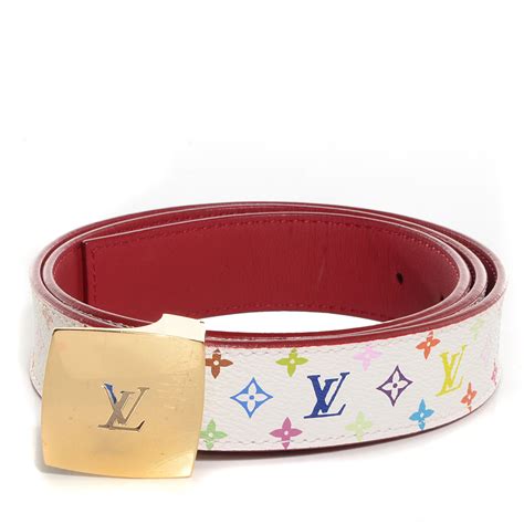 lv multicolor belt|louis vuitton monogram dune belt.